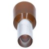 Cembre PKC25016 koncovky vodičů izolované 25mm² hnědé 16mm dlouhé / 50 kusů