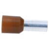 Cembre PKC25016 koncovky vodičů izolované 25mm² hnědé 16mm dlouhé / 50 kusů