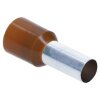 Cembre PKC25016 koncovky vodičů izolované 25mm² hnědé 16mm dlouhé / 50 kusů