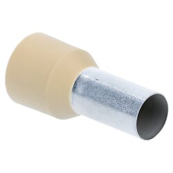 Cembre PKC35016 Aderendhülsen isoliert 35mm² hellbraun 16mm lang / 50 Stück