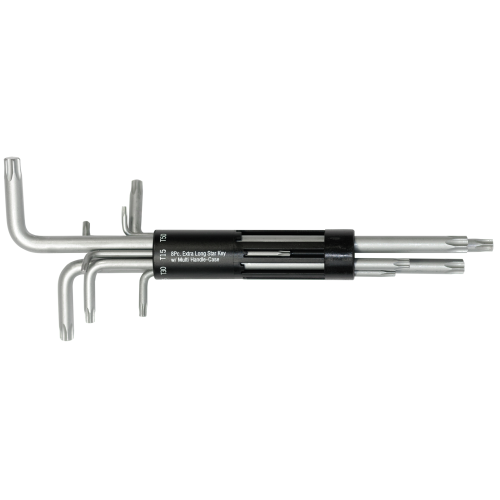 SW-Stahl 04485SB L formos raktų rinkinys, T profilis, T10-T50, 8 vnt.