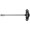 SW-Stahl 02080-9X230 T-handle socket wrench, hexagon, 9 x 230 mm