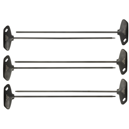 SW-Stahl 32500L T-Griff Schraubendrehersatz, T-Profil, T10-T30, extra lang, 6-teilig