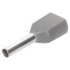 Cembre PKT7508 Twin wire end ferrules 2x0,75mm² grey 8mm long 100 pieces