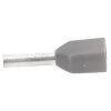 Cembre PKT7508 Zwillingsaderendhülsen 2x0,75mm² grau 8mm lang 100 Stück