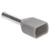 Cembre PKT7508 Zwillingsaderendhülsen 2x0,75mm² grau 8mm lang 100 Stück