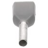 Cembre PKT7508 Zwillingsaderendhülsen 2x0,75mm² grau 8mm lang 100 Stück