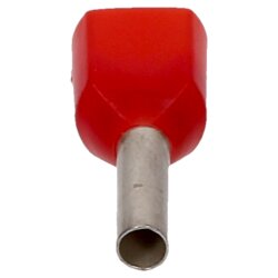 Cembre PKT108 twin-adereindhulzen 2x1,0mm² rood 8mm lang 100 stuks