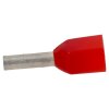 Cembre PKT108 twin-adereindhulzen 2x1,0mm² rood 8mm lang 100 stuks