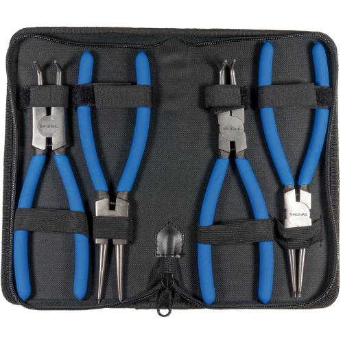 SW-Stahl 41415L Segman pense seti, 225 mm, 4 parça
