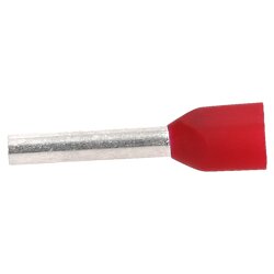Cembre PKT112 twin-adereindhulzen 2x1,0mm² rood 12mm lang 100 stuks