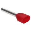 Cembre PKT112 twin-adereindhulzen 2x1,0mm² rood 12mm lang 100 stuks