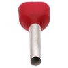 Cembre PKT112 twin-adereindhulzen 2x1,0mm² rood 12mm lang 100 stuks