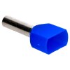 Cembre PKT2510 Zwillingsaderendhülsen 2x2,5mm² blau 10mm lang 100 Stück