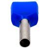 Cembre PKT2510 Zwillingsaderendhülsen 2x2,5mm² blau 10mm lang 100 Stück