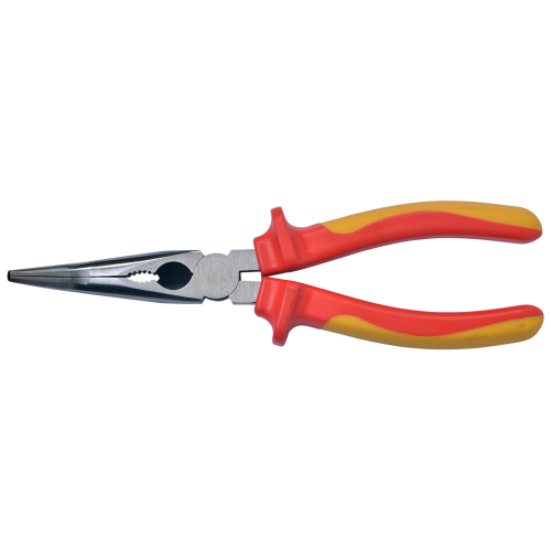 SW-Stahl 41910L VDE Spitzzange, gebogen, 200 mm