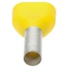 Cembre PKT612 Zwillingsaderendhülsen 2x6mm² gelb 12mm lang 100 Stück