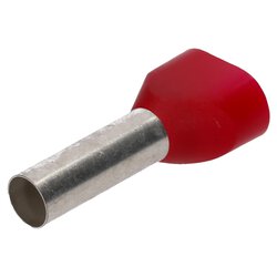 Cembre PKT1018 Twin wire end sleeves 2x10mm² red...