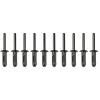 SW-Stahl 42761L-3 塑料铆钉，直径 6.6 x 17.2 毫米，10 件