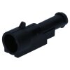 Kalitec KALI-1001 Superseal Set Steckverbinder schwarz 1-polig 0,75-1,5mm²  KFZ Stecker wasserdicht