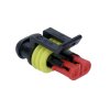 Kalitec KALI-1002 Superseal Set Steckverbinder schwarz 2-polig 0,75-1,5mm²  KFZ Stecker wasserdicht