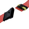 Kalitec KALI-1006 Superseal Set Steckverbinder schwarz 6-polig 0,75-1,5mm²  KFZ Stecker wasserdicht 24V
