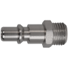 SW-Stahl 25049L compressed air plug nipple, 1/4" external thread