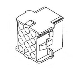 Carcasă priză UP-Lok cu 15 pini