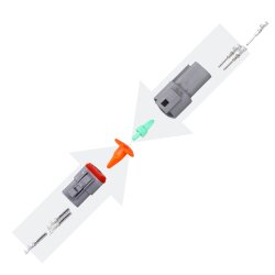 KALI-1203 DEUTSCH DT konnektör seti 3 pin