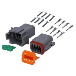 Kalitec KALI-1208 DEUTSCH DT Steckverbinder Set 8 polig...