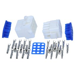 Kalitec KALI-1102 Universele MATE-N-LOK set 2-polig verzegeld stekkerhuis Stekkerhuis met afdichting