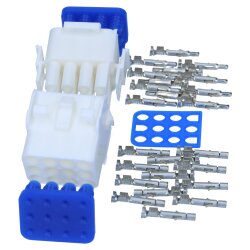 Kalitec KALI-1102 Universele MATE-N-LOK set 2-polig verzegeld stekkerhuis Stekkerhuis met afdichting