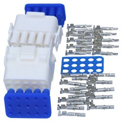 Kalitec KALI-1115 通用 MATE-N-LOK 套装 15 针密封插头外壳 带密封圈的插座外壳