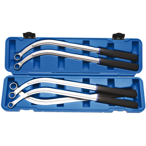 SW-Stahl 10557L V-nervürlü kayış gerdirme anahtarı seti, on iki nokta, 5 parça