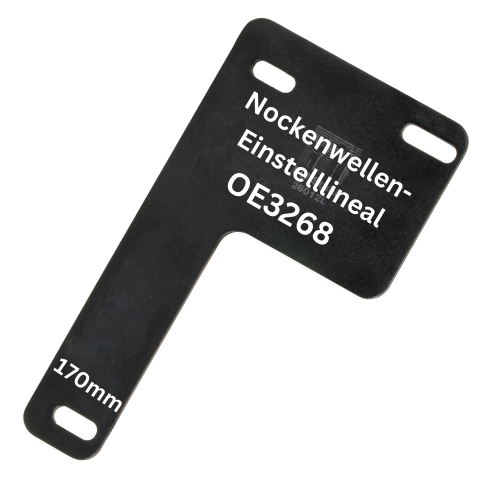 SW-Stahl 26012L knastakseljusteringslineal, 170 mm