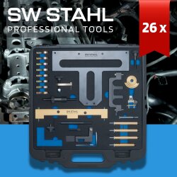 Conjunto de ferramentas de ajuste de motor SW-Stahl 26105L, BMW, 26 peças