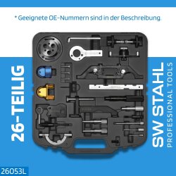 Conjunto de ferramentas de ajuste de motor SW-Stahl 26053L, Opel