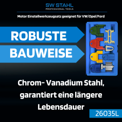 SW-Stahl 26035L Jeu doutils de blocage, 8 pièces