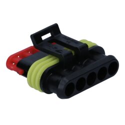 AMP 0-0282089-1 スーパーシール ソケット ハウジング 5 ピン