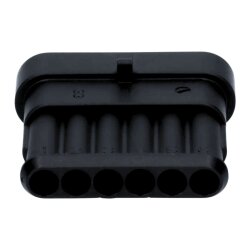 AMP 0-0282108-1 Carcasa de pasador Superseal de 6 pines