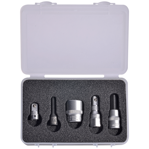 SW-Stahl 03038L værktøjssæt til olieaftapningspropper i plast, 5 stk.