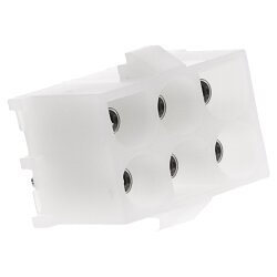 V2210610 Buchsensockel 6pol UP-Lok 350827-1