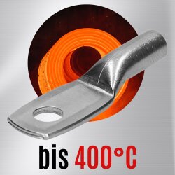 Kalitec ER06-4 nerūdijančio plieno vamzdžio kabelio antgalis V4A 1,5-2,5 mm² M4