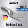 Kalitec ER06-5 kabelsko i rustfritt stål V4A 1,5-2,5 mm² M5