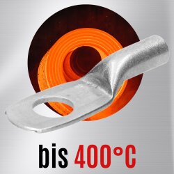 Προεξοχή καλωδίου σωλήνα από ανοξείδωτο χάλυβα Kalitec ER06-6 V4A 1,5-2,5 mm² M6