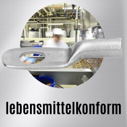 Προεξοχή καλωδίου σωλήνα από ανοξείδωτο χάλυβα Kalitec ER06-6 V4A 1,5-2,5 mm² M6