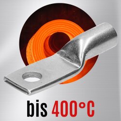 Káblové oko Kalitec ER1-4 z nerezovej ocele V4A 4-6mm² M4