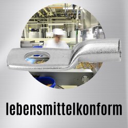 Kalitec ER1-6 不锈钢管电缆接线片 V4A 4-6mm² M6