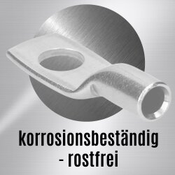 Kalitec ER1-6 不锈钢管电缆接线片 V4A 4-6mm² M6