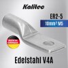 Káblové oko Kalitec ER2-5 z nerezovej ocele V4A 10mm² M5